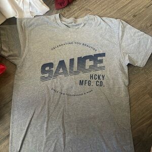 Three hockey tshirts